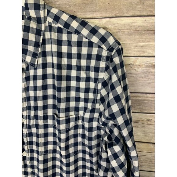 Gap Mens Large Button Down Shirt Checkered Plaid - Picture 3 of 11